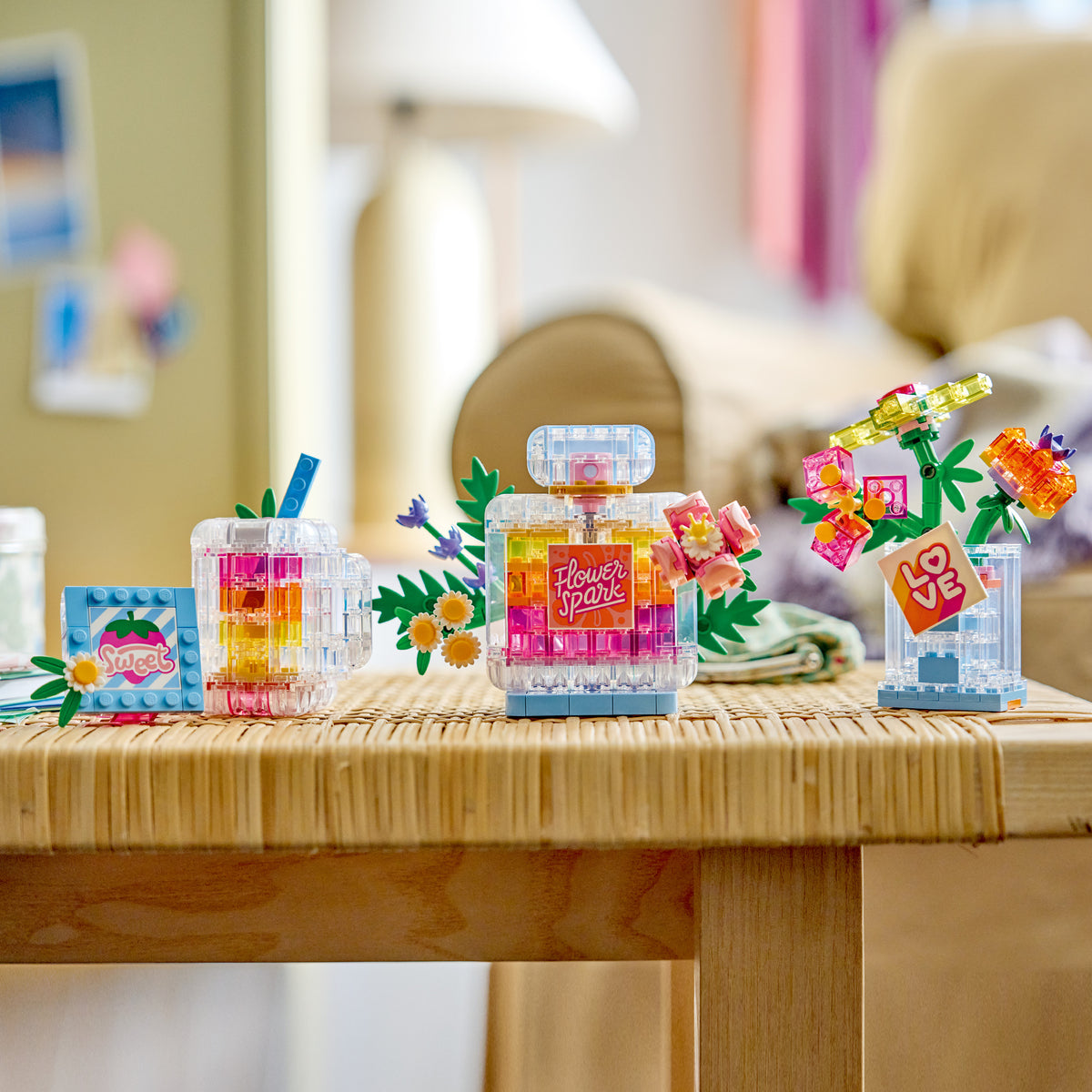 LEGO Creator 3 in 1 31383 Floral Decor Perfume Bottle lifestyle