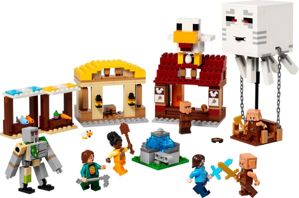 LEGO Minecraft 21273 The Ghast Balloon Village Attack product