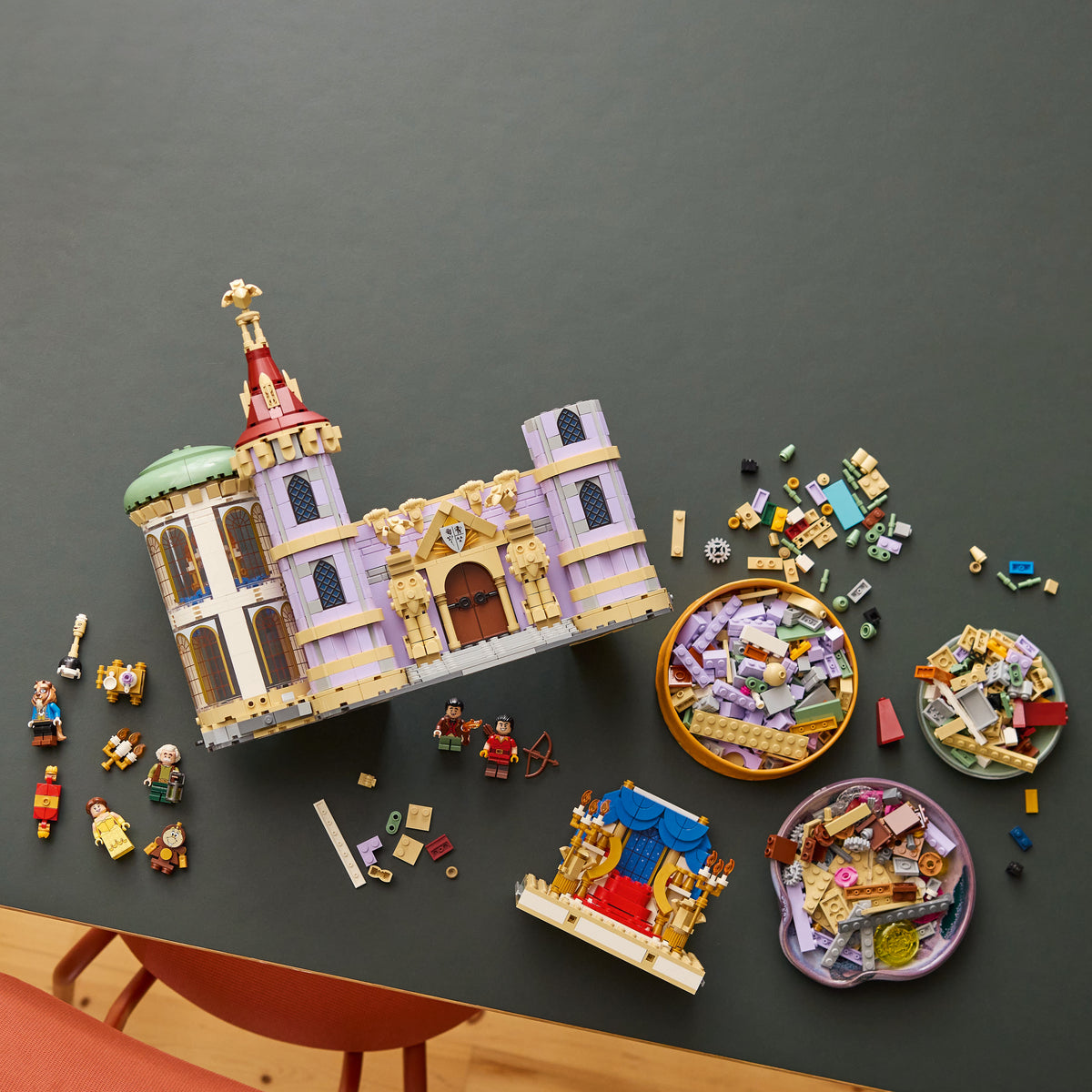 LEGO D2C Disney Princess 43263 Beauty And The Beast Castle lifestyle