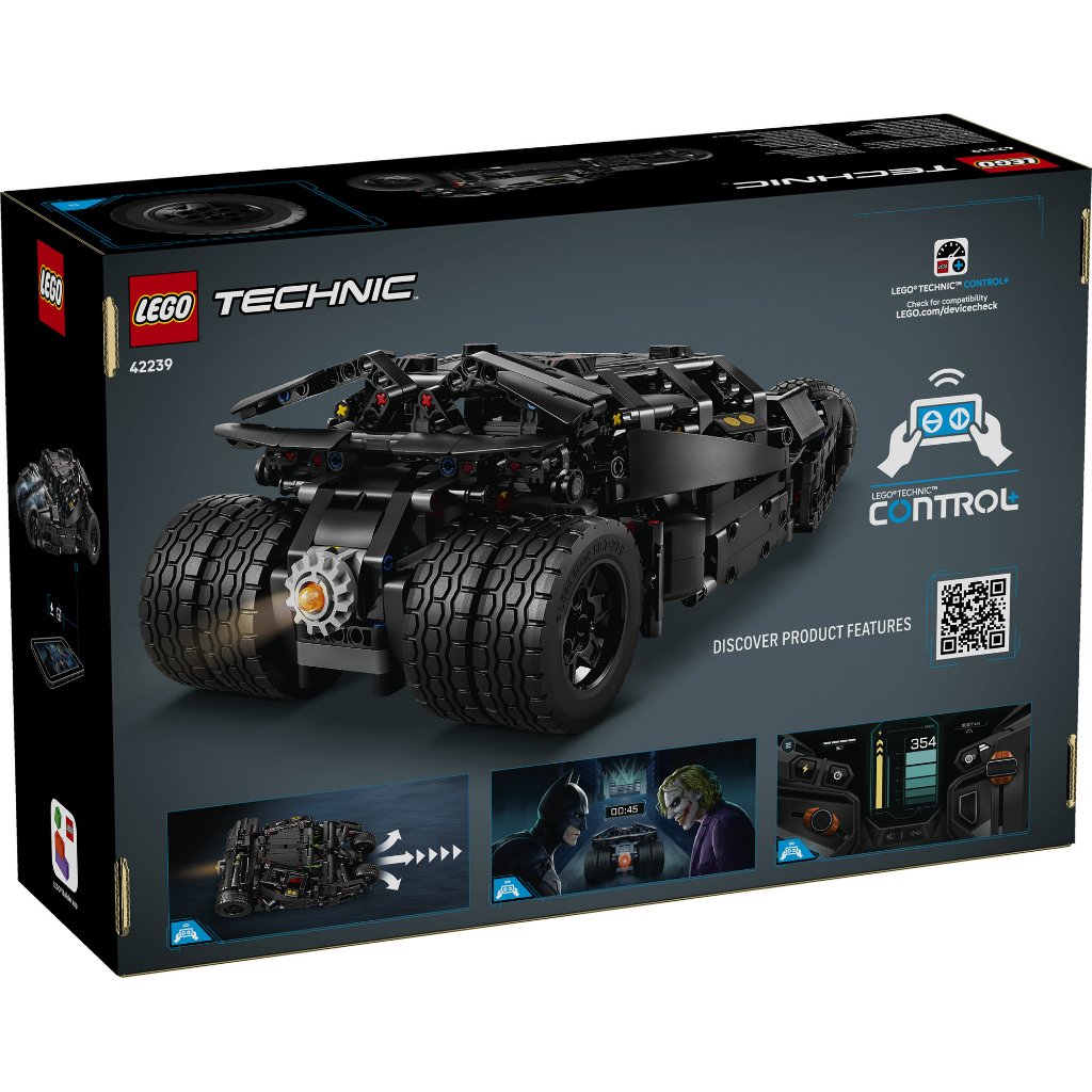 LEGO Technic 42239 Batmobile Tumbler (719 pieces), Building Blocks