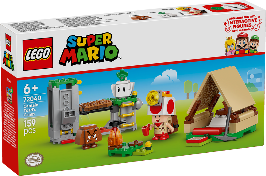 LEGO Super Mario 72040 Captain Toad's Camp box