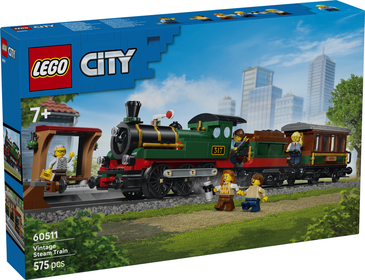 LEGO City 60511 Vintage Steam Train box