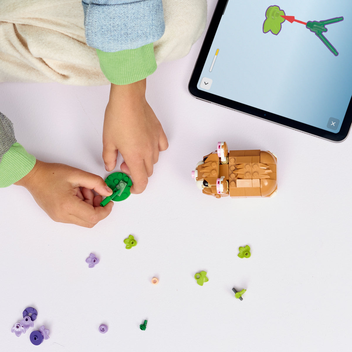 LEGO Creator 3 in 1 31376 Cute Hamster with a Flower lifestyle