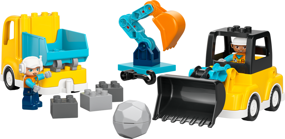 LEGO DUPLO 10475 3 in 1 Construction Vehicles product