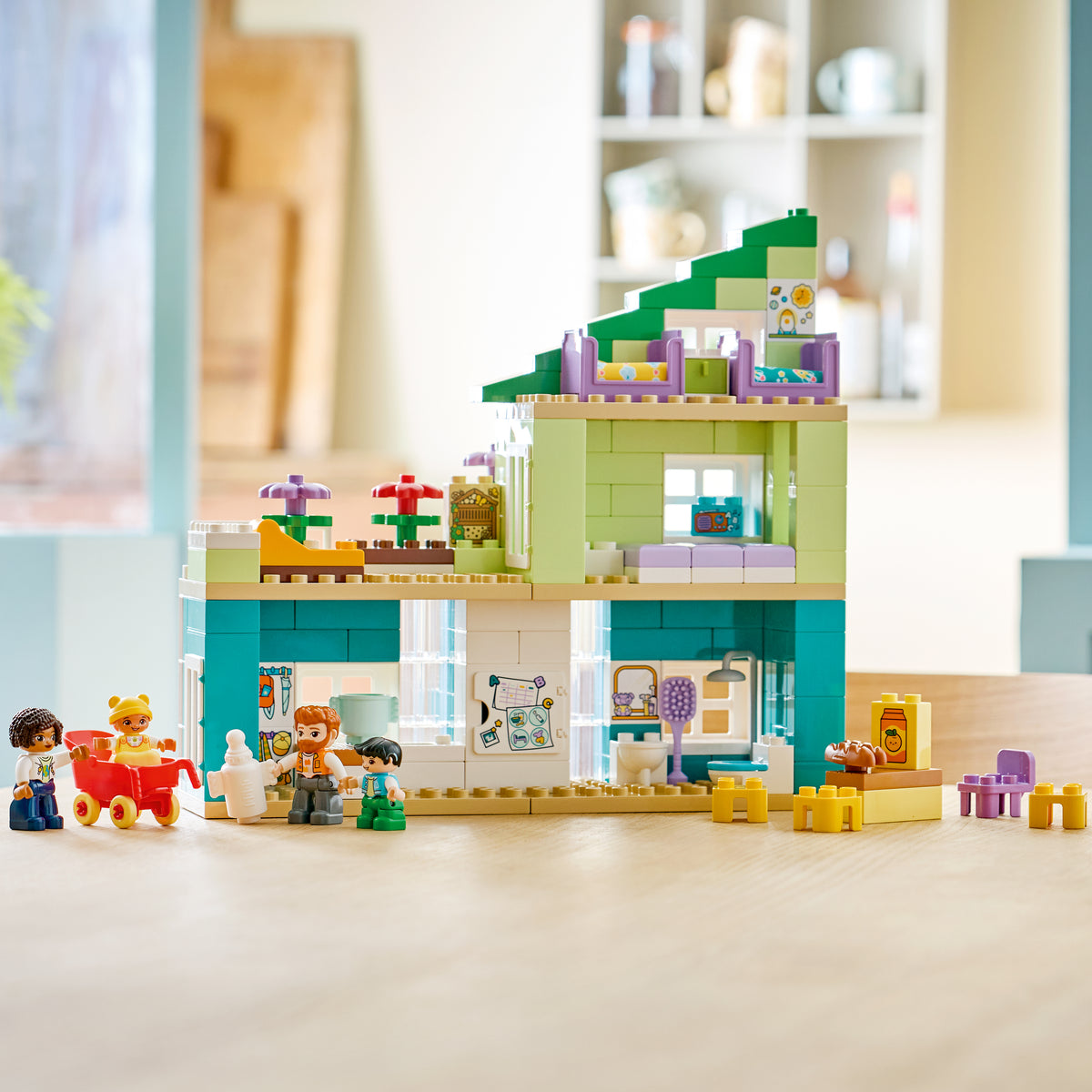 LEGO DUPLO 10470 3 in 1 Modern Family House with Figures lifestyle