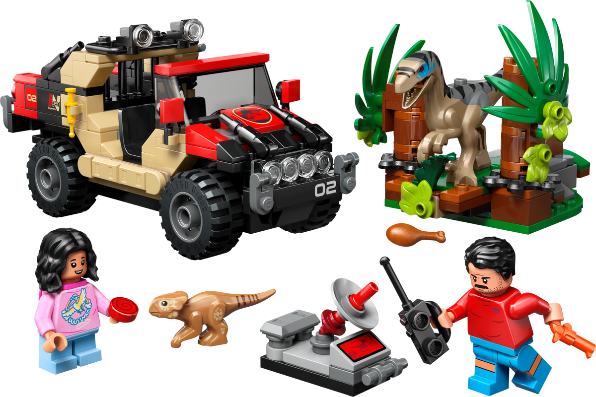 LEGO Jurassic World 76972 Raptor Off-Road Escape