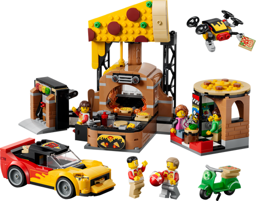 LEGO City 60496 Pizza Delivery Experience with Vehicles product