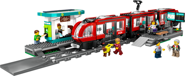LEGO City 60423 Downtown Streetcar and Station product