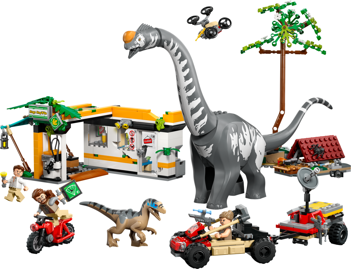 LEGO Jurassic World 76973 Raptor & Titanosaurus Tracking Mission product