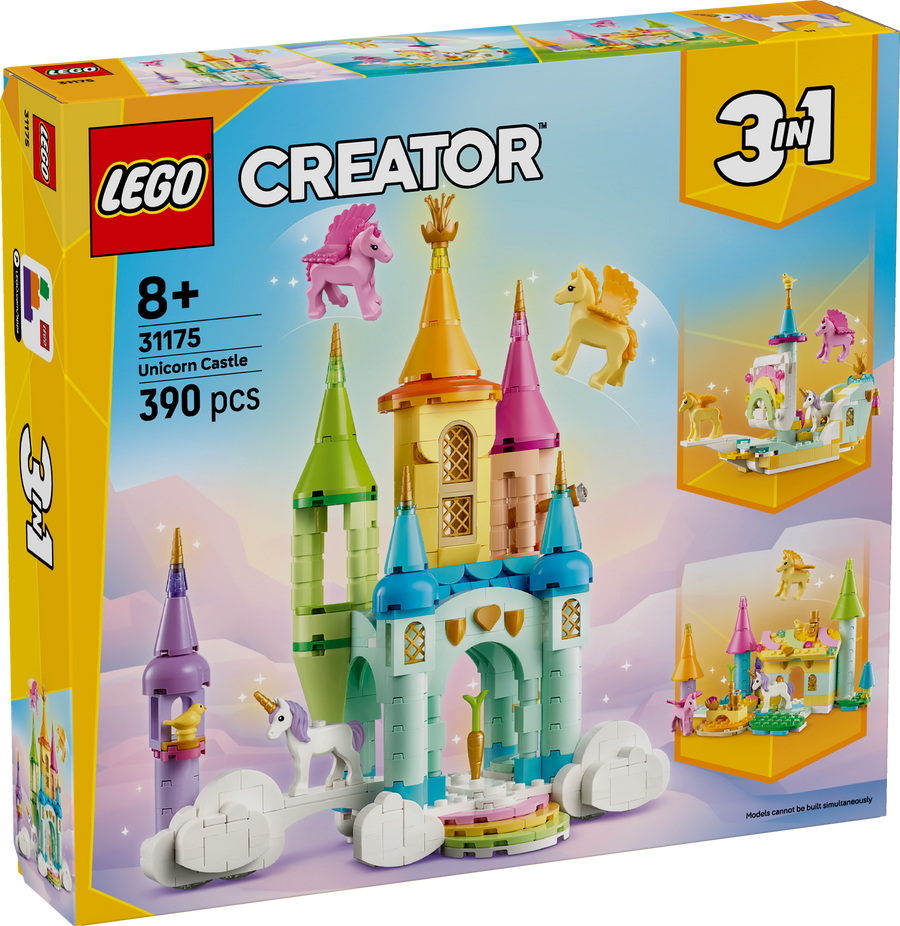 LEGO Creator3 in 1 31175 Unicorn Castle box