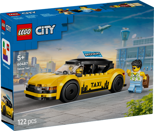 LEGO City 60487 Yellow Taxi box