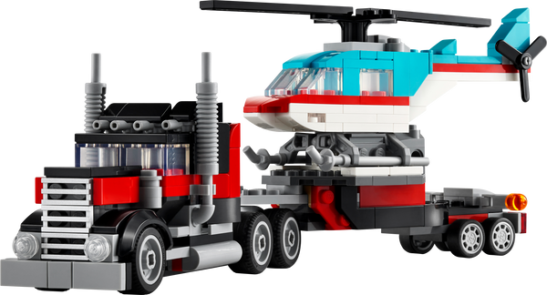 LEGO Creator 3 in 1 31146 Flatbed Truck with Helicopter product