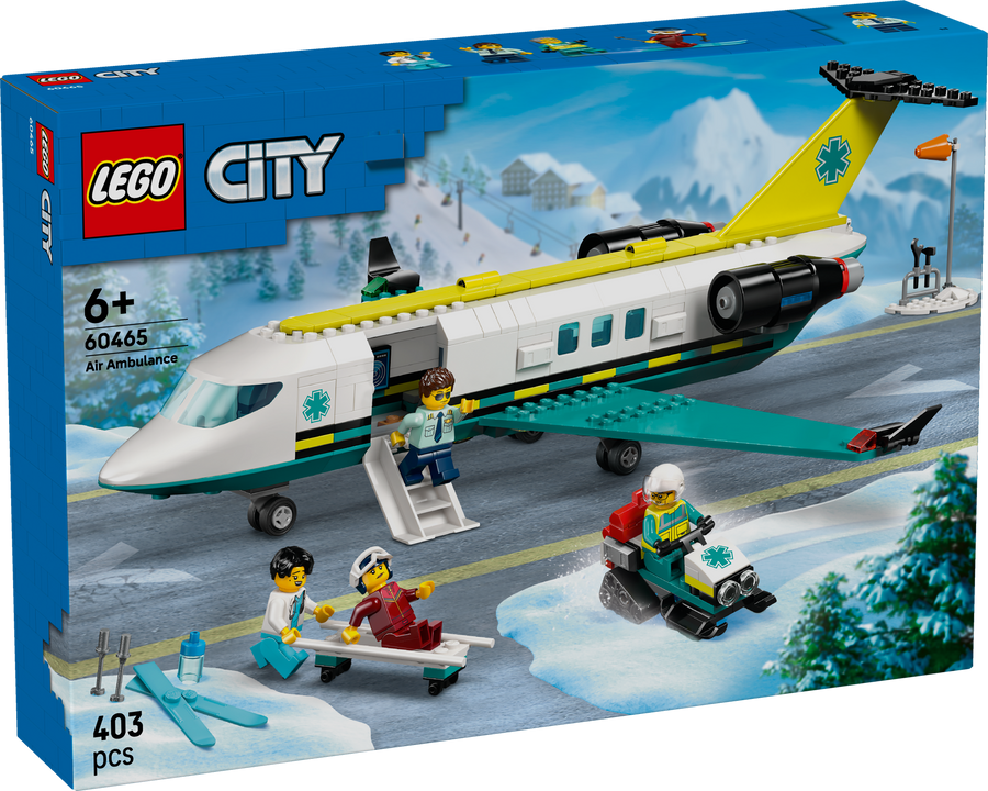 LEGO City 60465 Emergency Air Ambulance Airplane box