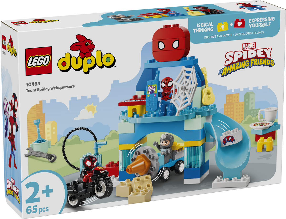 LEGO DUPLO 10464 Team Spidey Webquarters box