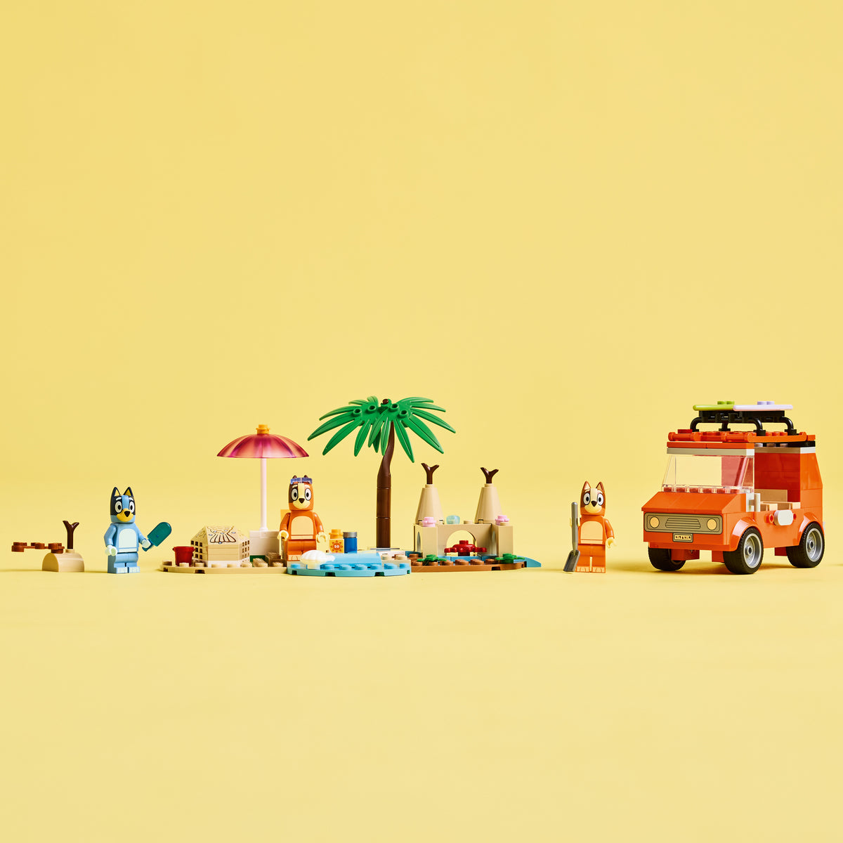 LEGO Bluey 11202 Bluey's Beach & Family Car Trip lifestyle