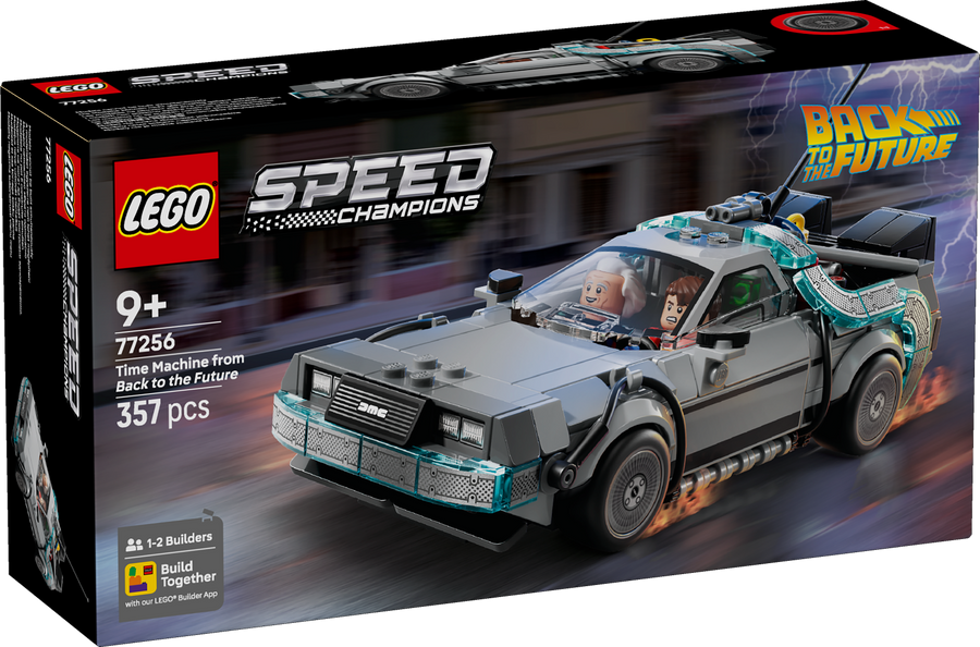 LEGO Speed Champions 77256 Time Machine from Back to the Future box