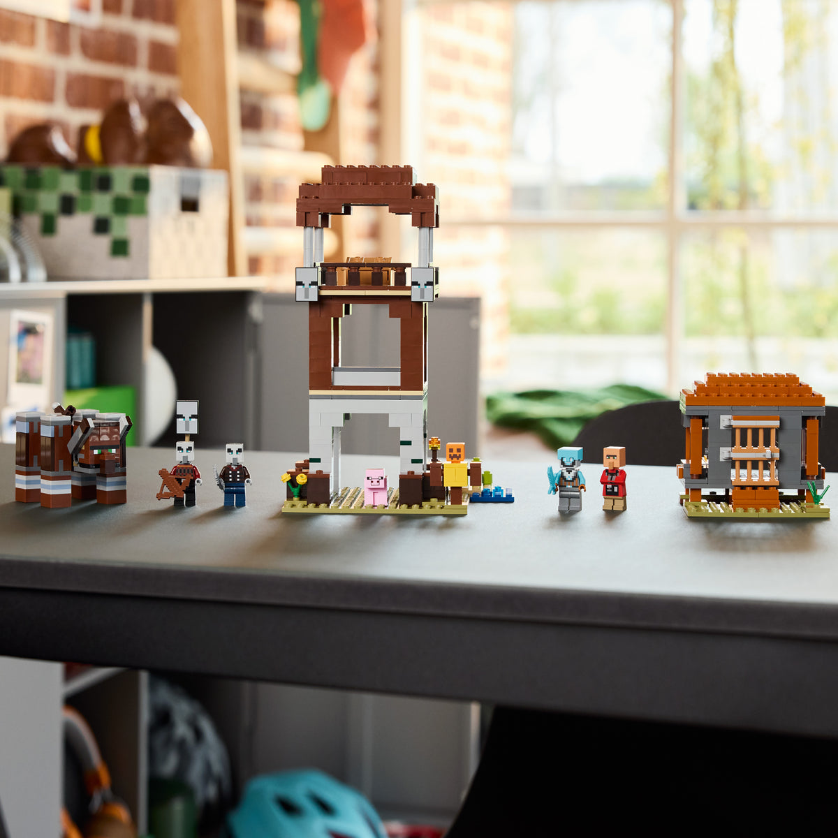 LEGO Minecraft 21278 The Pillager Outpost and Ravager lifestyle