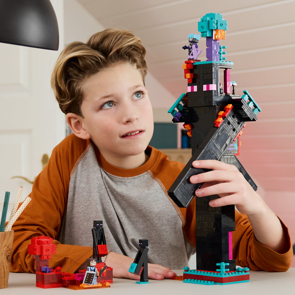 LEGO Minecraft 21279 The Enderman Tower lifestyle