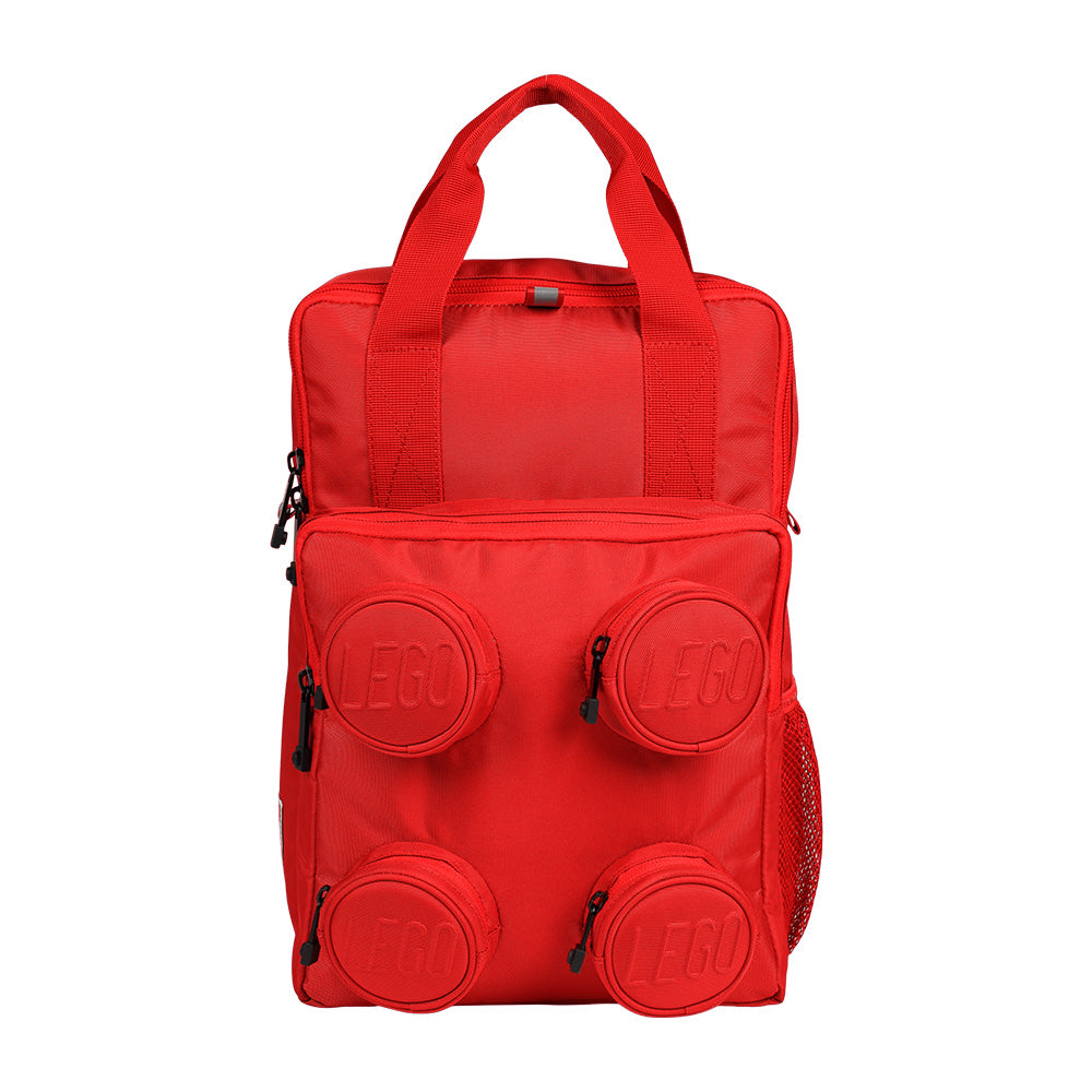 Brick 2X2 Backpack Light - Bright Red