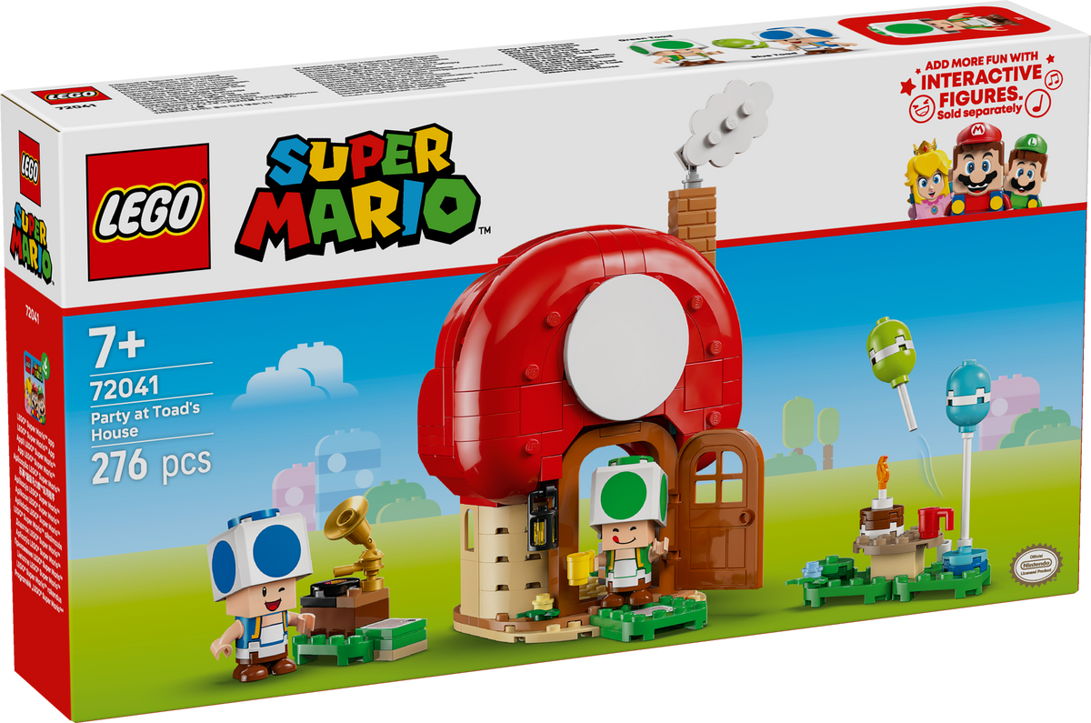 LEGO Super Mario 72041 Party at Toad's House box