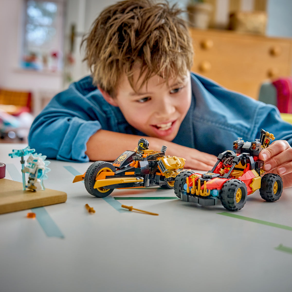 LEGO Ninjago 71864 Kai and Cole's Combiner Vehicles lifestyle
