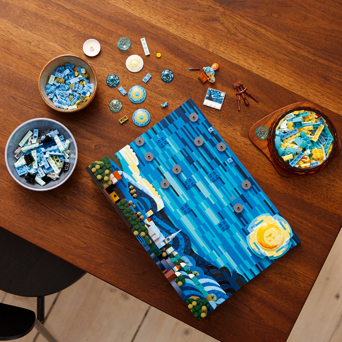 LEGO D2C Ideas 21333 Van Gogh Starry Night lifestyle