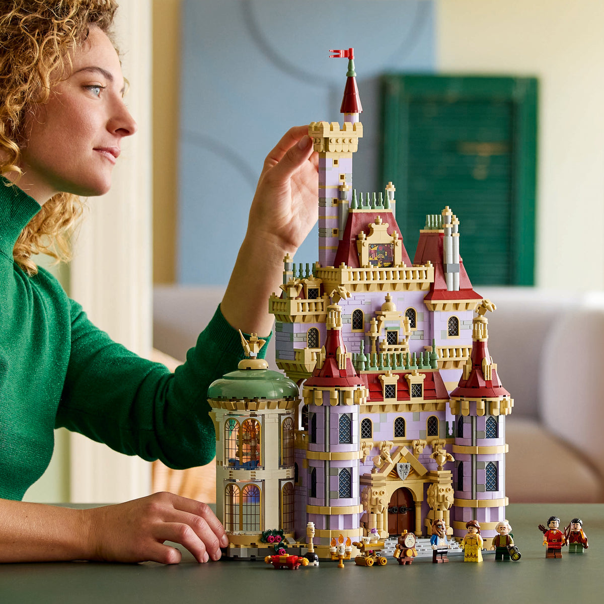 LEGO D2C Disney Princess 43263 Beauty And The Beast Castle lifestyle