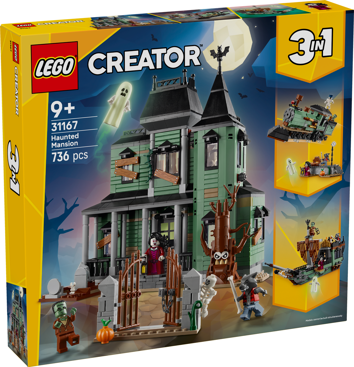 LEGO Creator3 in 1 31167 Haunted Mansion box