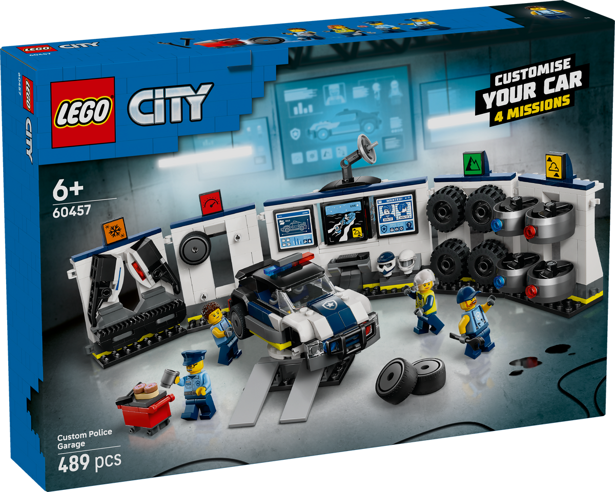 LEGO City 60457 Custom Police Car Garage box