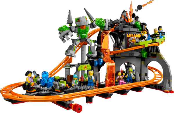 LEGO City 60501 Lava Land Roller Coaster Park product