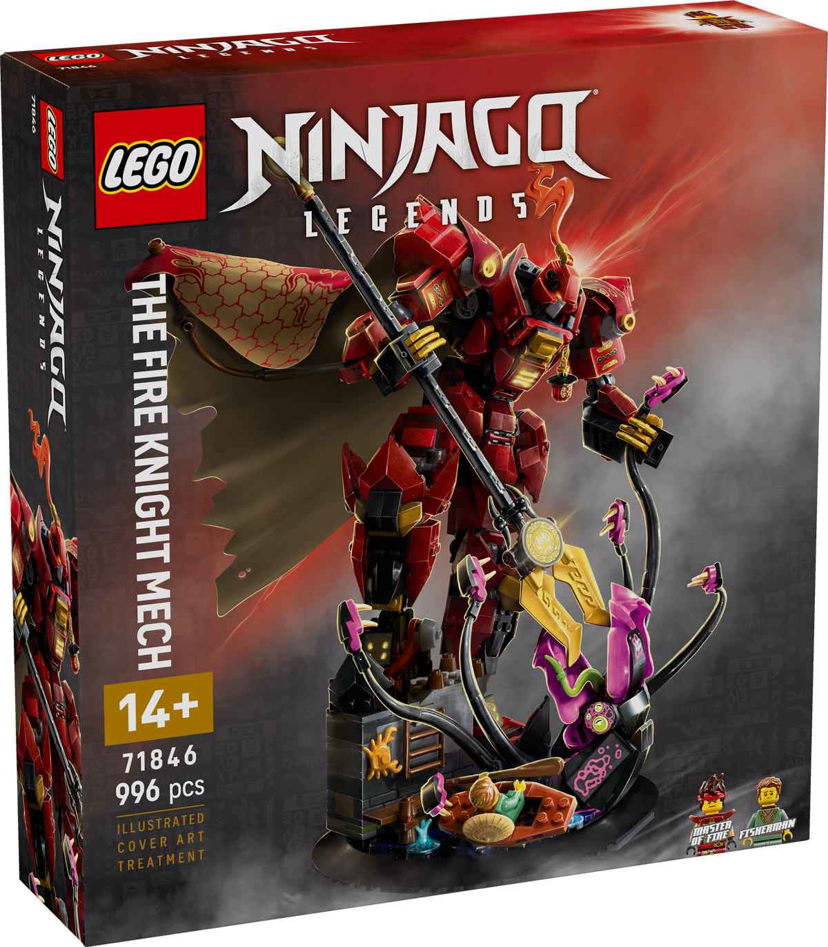 LEGO Ninjago 71846 The Fire Knight Mech box