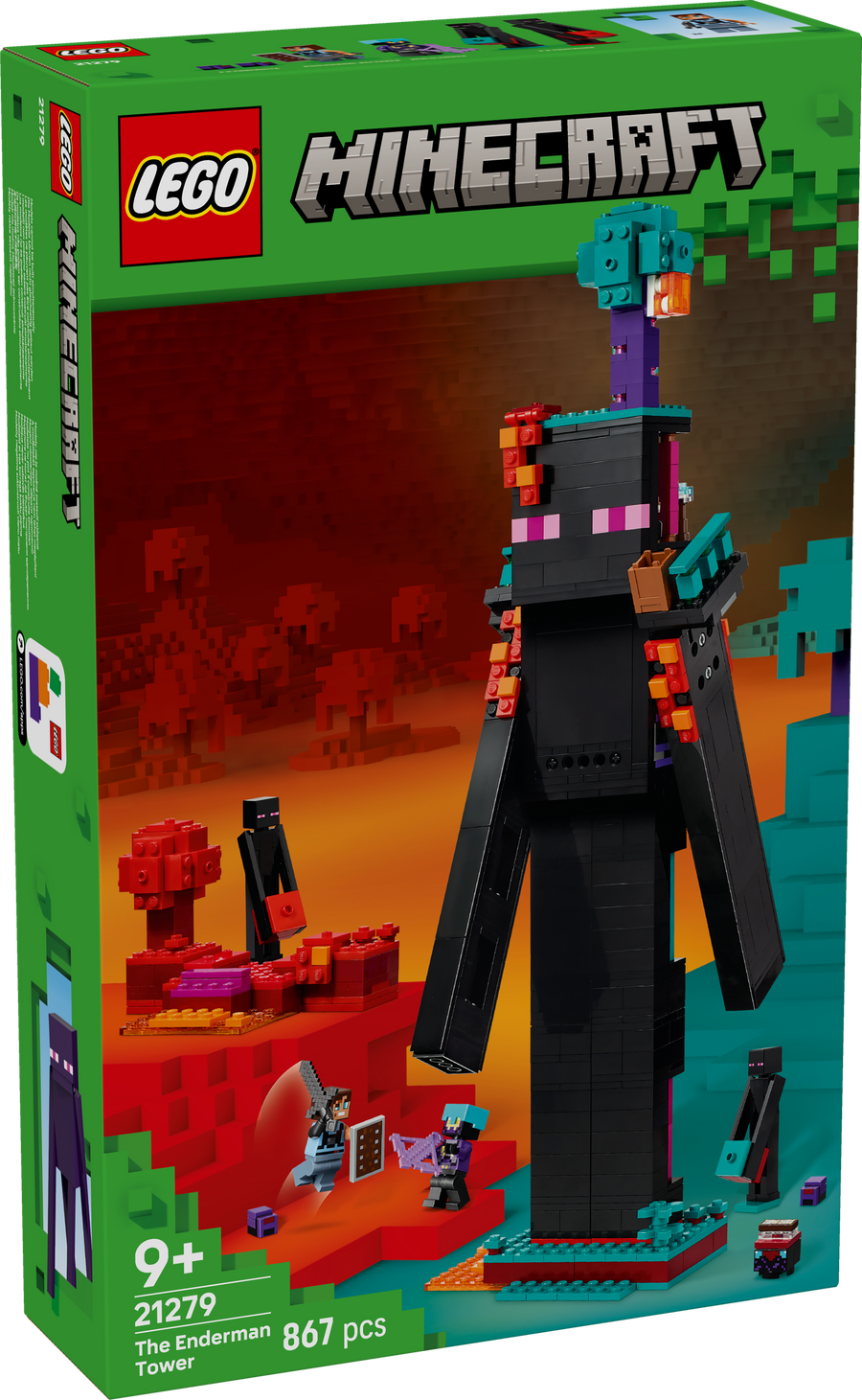 LEGO Minecraft 21279 The Enderman Tower box