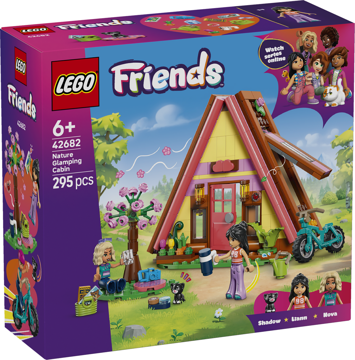 LEGO Friends 42682 Nature Glamping Cabin box