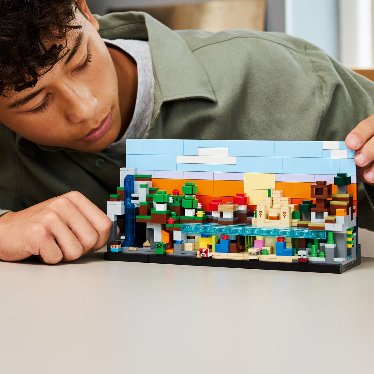 LEGO Minecraft 21589 Mini Biomes lifestyle