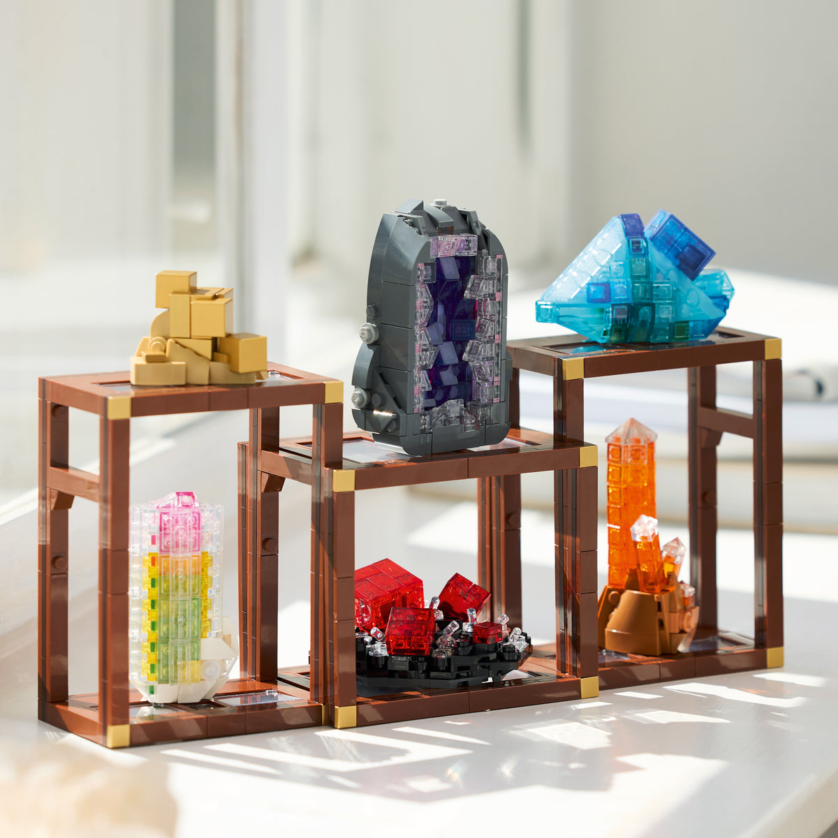 LEGO Ideas 21362 Mineral Collection lifestyle