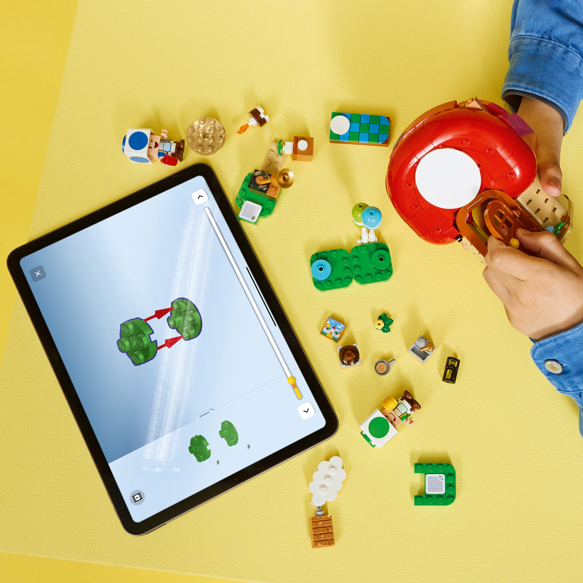 LEGO Super Mario 72041 Party at Toad's House lifestyle