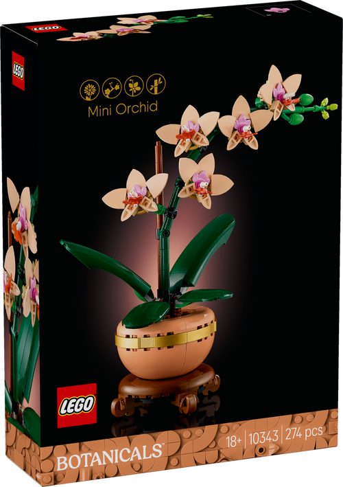LEGO Botanicals 10343 Mini Orchid box