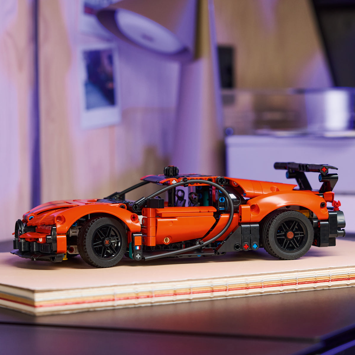 LEGO Technic 42222 Bugatti Chiron Pur Sport Hypercar lifestyle