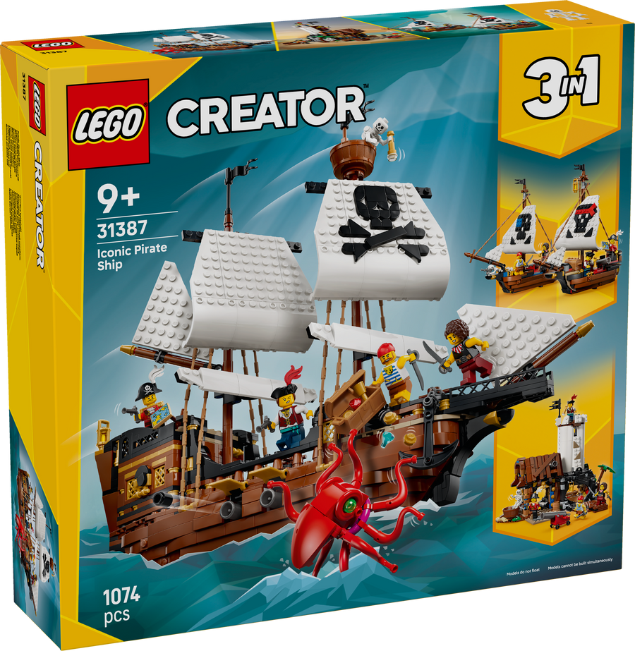 LEGO Creator 3 in 1 31387 Iconic Pirate Ship box