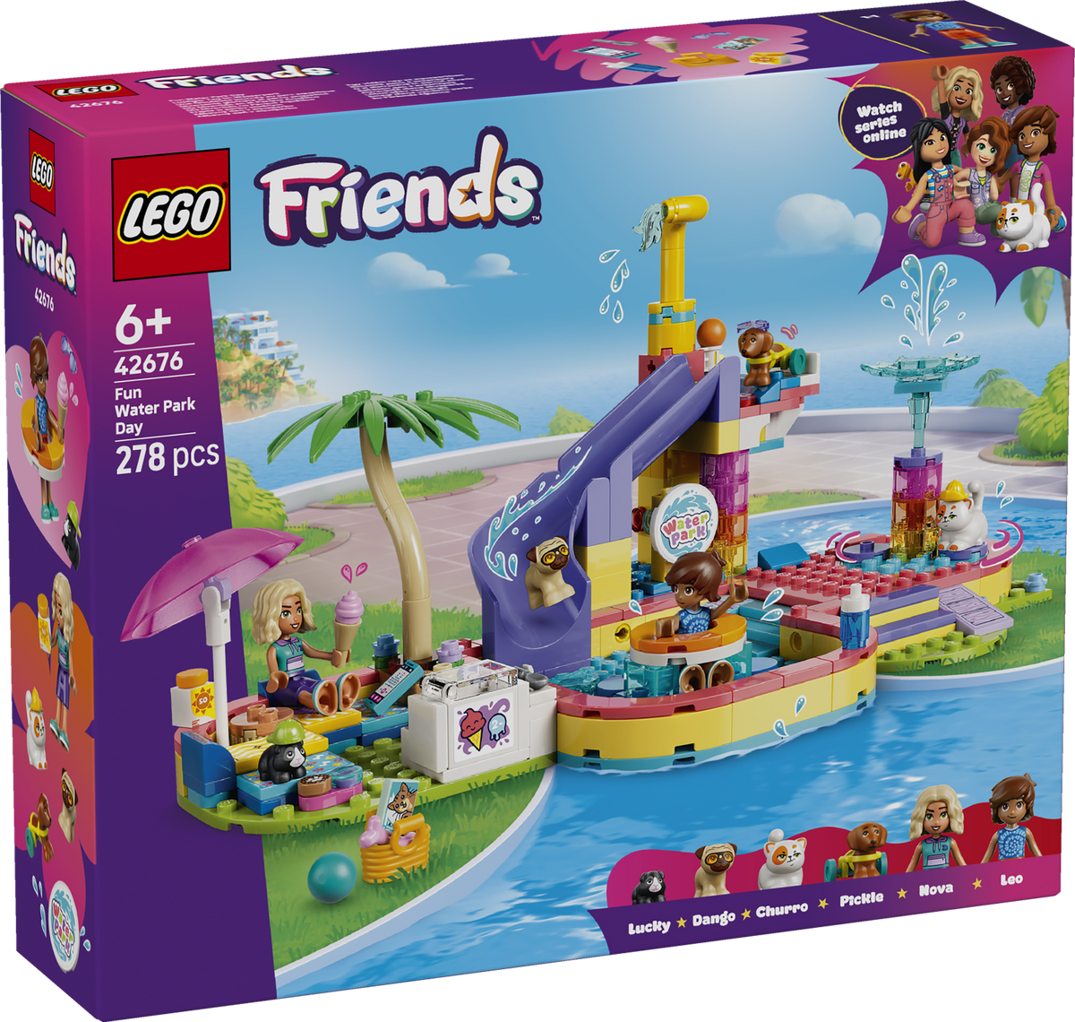 LEGO Friends 42676 Fun Water Park Day box