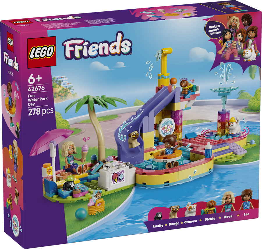LEGO Friends 42676 Fun Water Park Day box