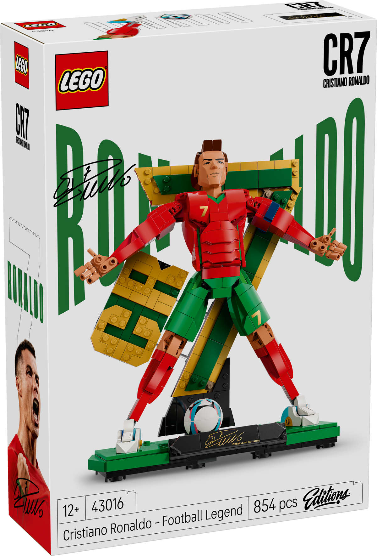 LEGO Editions Sports 43016 Cristiano Ronaldo – Soccer Legend box