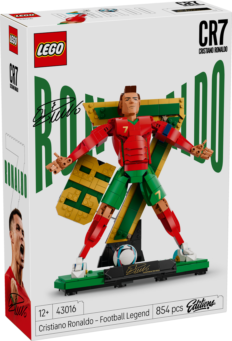 LEGO Editions Sports 43016 Cristiano Ronaldo – Soccer Legend box