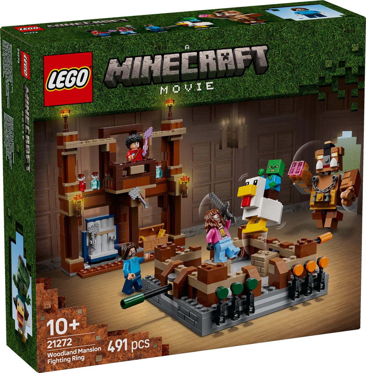 LEGO Minecraft 21272 Woodland Mansion Fighting Ring box