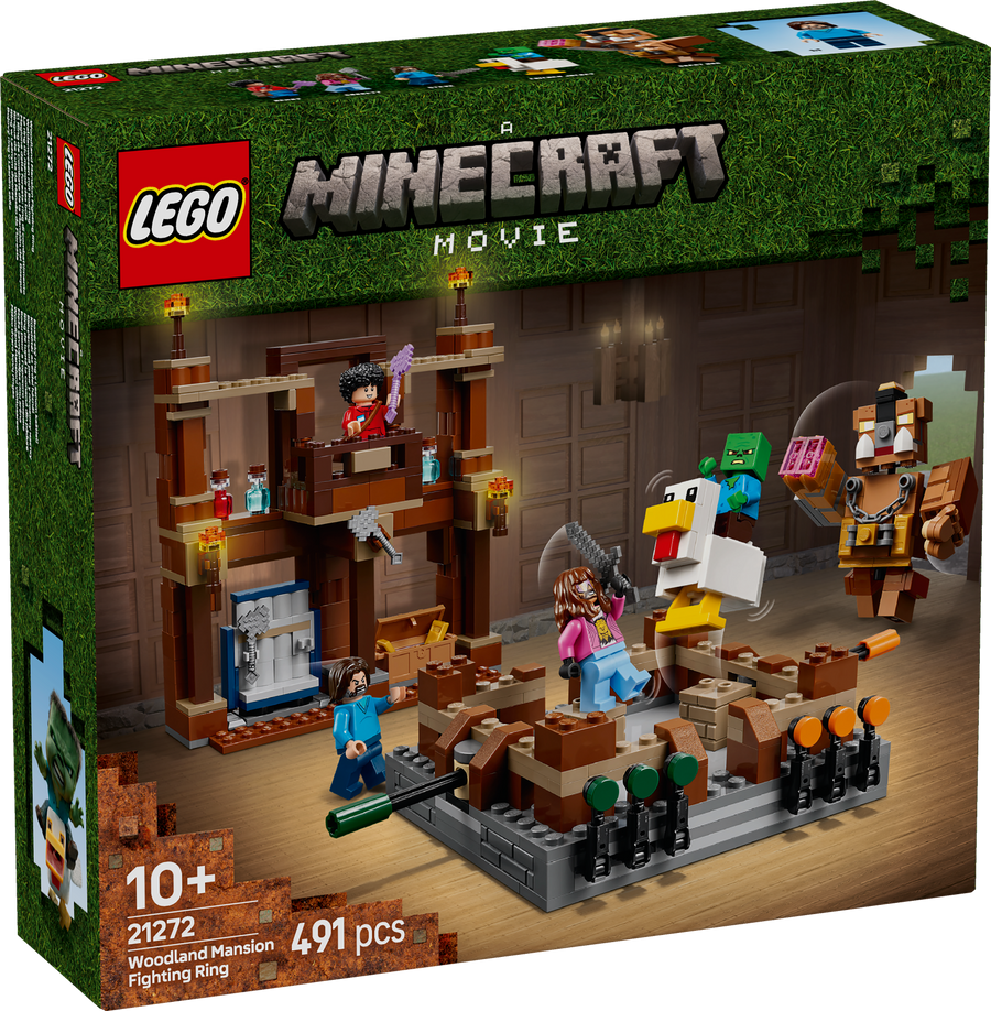 LEGO Minecraft 21272 Woodland Mansion Fighting Ring box