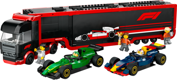 LEGO City 60445 F1 Truck with RB20 & AMR24 F1 Cars product