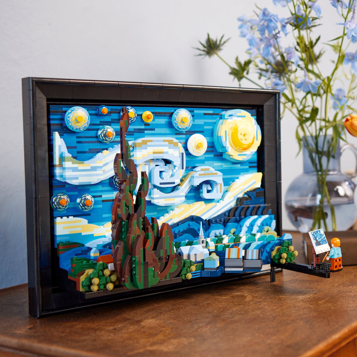 LEGO D2C Ideas 21333 Van Gogh Starry Night lifestyle