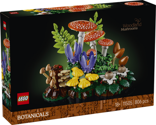 LEGO Botanicals 11505 Woodland Mushrooms box