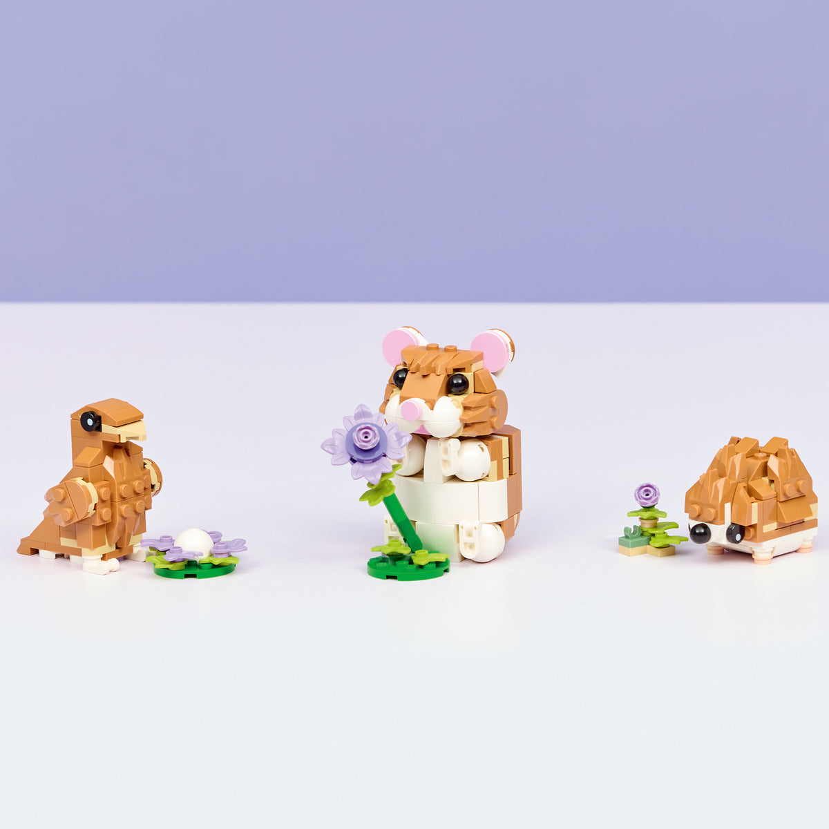LEGO Creator 3 in 1 31376 Cute Hamster with a Flower lifestyle